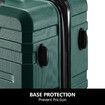 2 Piece Suitcases Luggage Set Carry On Travel Case Cabin Hard Shell Travelling Baggage Expandable Lightweight Rolling TSA Lock Green