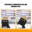 75L Shopping Trolley Cart Wheeled Grocery Utility Basket Bag Stair Climbing Rolling Folding Supermarket Granny Travel Wagon