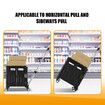 75L Shopping Trolley Cart Wheeled Basket Grocery Utility Rolling Folding Supermarket Granny Travel Camping Bag Wagon