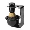 Shaving Brush Set, Shaving Bowl Shaving Brush Stand Acrylic Shaving Brush 3 PCS for Shave Beard