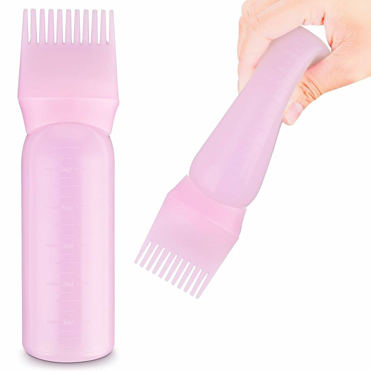 Root Comb Applicator Bottle 6 OZ Hair Oil Applicator Applicator Bottle for Hair Dye Bottle