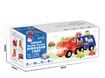 Dinosaur Truck Toys 9 in 1 Dinosaur Trucks 8 Pull Back Cars, Dinosaur Toy Trucks for Boys with Smoke, Sound & Light, Birthday Gift for kids