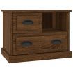 Bedside Cabinet Brown Oak 60x39x45 cm