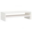 Monitor Stand White (52-101)x22x14 cm Solid Wood Pine