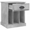 Bedside Cabinets 2 pcs Concrete Grey 43x36x50 cm