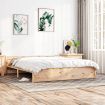 Bed Frame Solid Wood 183x203 cm King Size