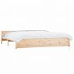 Bed Frame Solid Wood 183x203 cm King Size