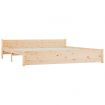 Bed Frame Solid Wood 183x203 cm King Size