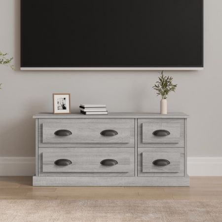 TV Cabinet Grey Sonoma 100x35.5x45 cm Engineered Wood