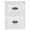 Wall-mounted Bedside Cabinet White 41.5x36x53cm