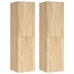 TV Cabinets 2 pcs Sonoma Oak 30.5x30x110 cm Engineered Wood