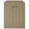 Garden Storage Box Light Brown 55.5x43x53 cm Polypropylene