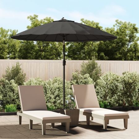 Outdoor Parasol with Aluminium Pole 270 cm Anthracite