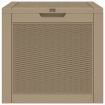 Garden Storage Box Light Brown 55.5x43x53 cm Polypropylene