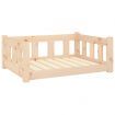 Dog Bed 75.5x55.5x28 cm Solid Wood Pine