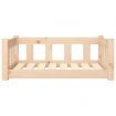 Dog Bed 75.5x55.5x28 cm Solid Wood Pine