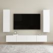 TV Cabinet White 30.5x30x110 cm Engineered Wood