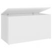 Storage Chest White 84x42x46 cm Engineered Wood