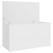 Storage Chest White 84x42x46 cm Engineered Wood