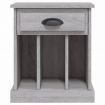 Bedside Cabinets 2 pcs Grey Sonoma 43x36x50 cm