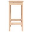 Bar Chairs 2 pcs 40x40x78 cm Solid Wood Pine