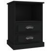 Bedside Cabinets 2 pcs Black 43x36x60 cm