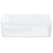 Wash Basin White 48x37x13 cm Ceramic Rectangle