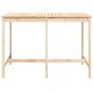 Garden Table 159.5x82.5x110 cm Solid Wood Pine