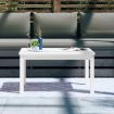 Garden Table White 82.5x50.5x45 cm Solid Wood Pine