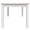 Garden Table White 82.5x50.5x45 cm Solid Wood Pine