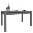 Garden Table Grey 82.5x50.5x45 cm Solid Wood Pine