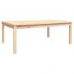 Garden Table 121x82.5x45 cm Solid Wood Pine