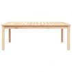 Garden Table 121x82.5x45 cm Solid Wood Pine