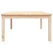 Garden Table 121x82.5x45 cm Solid Wood Pine