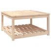 Garden Table 82.5x82.5x45 cm Solid Wood Pine