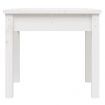 Garden Bench White 50x44x45 cm Solid Wood Pine