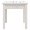 Garden Bench White 50x44x45 cm Solid Wood Pine