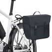 Single Bicycle Bag for Pannier Rack Waterproof 21 L Black