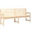 Garden Bench 203.5x48x91.5 cm Solid Wood Pine