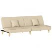 Sofa Bed Cream Fabric