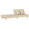 Sofa Bed Cream Fabric