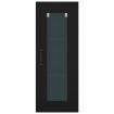 Hanging Wall Cabinet Black 34.5x34x90 cm