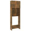 Washing Machine Cabinet Smoked Oak 64x25.5x190 cm