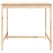 Garden Table 121x82.5x110 cm Solid Wood Pine