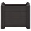 Garden Raised Bed PP Anthracite 43x43x35 cm