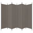 6-Panel Room Divider Anthracite 300x200 cm Fabric