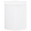 Bamboo Corner Laundry Basket White 60 L