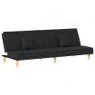 Sofa Bed Black Fabric