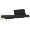 Sofa Bed Black Fabric