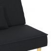 Sofa Bed Black Fabric